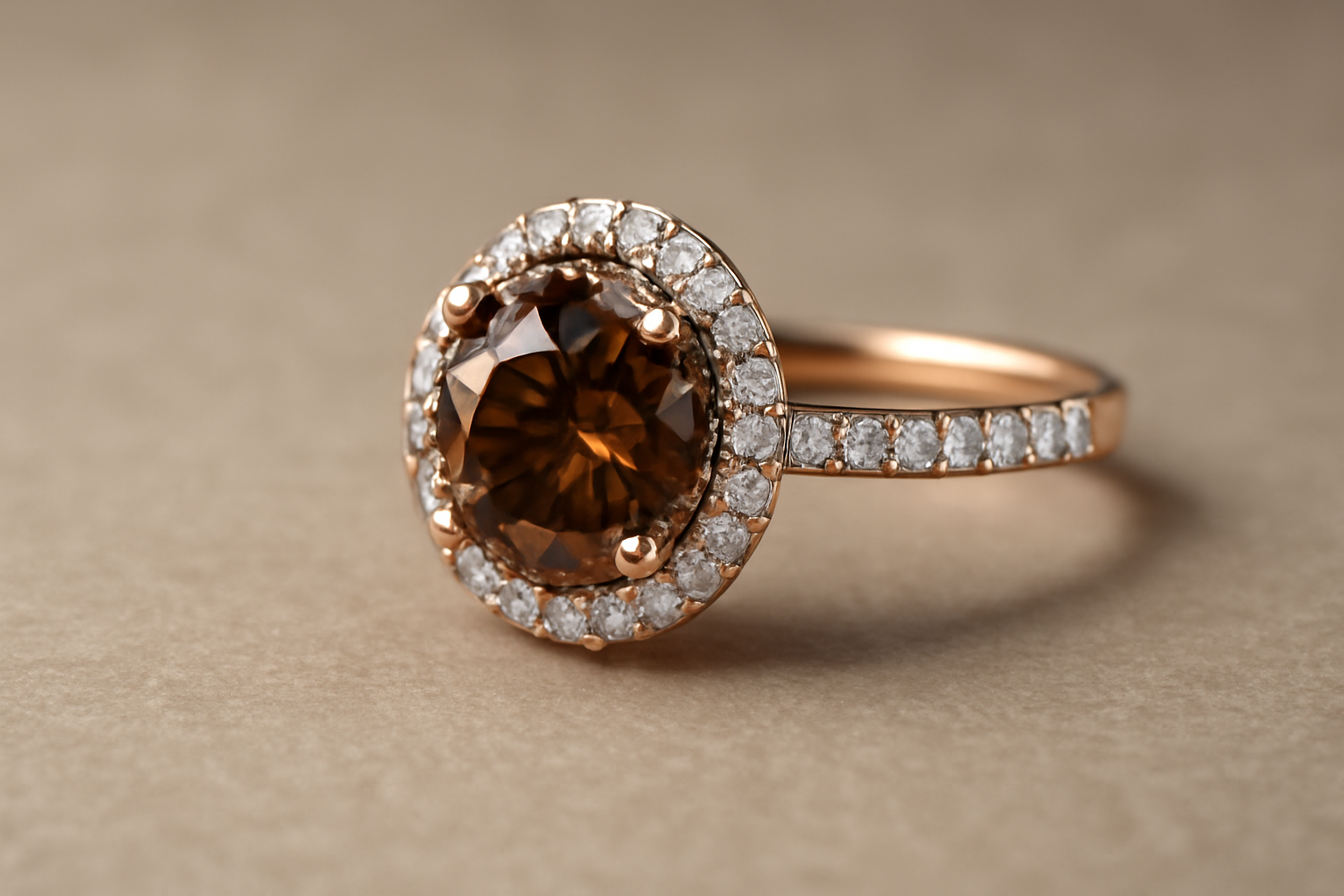 Chocolate Diamond Ring