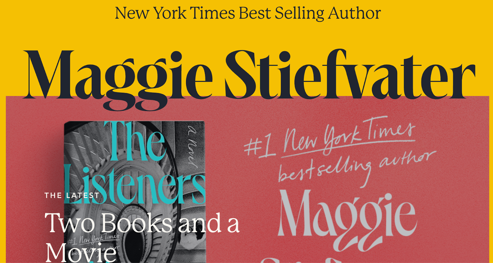 image of Maggie Stiefvater website