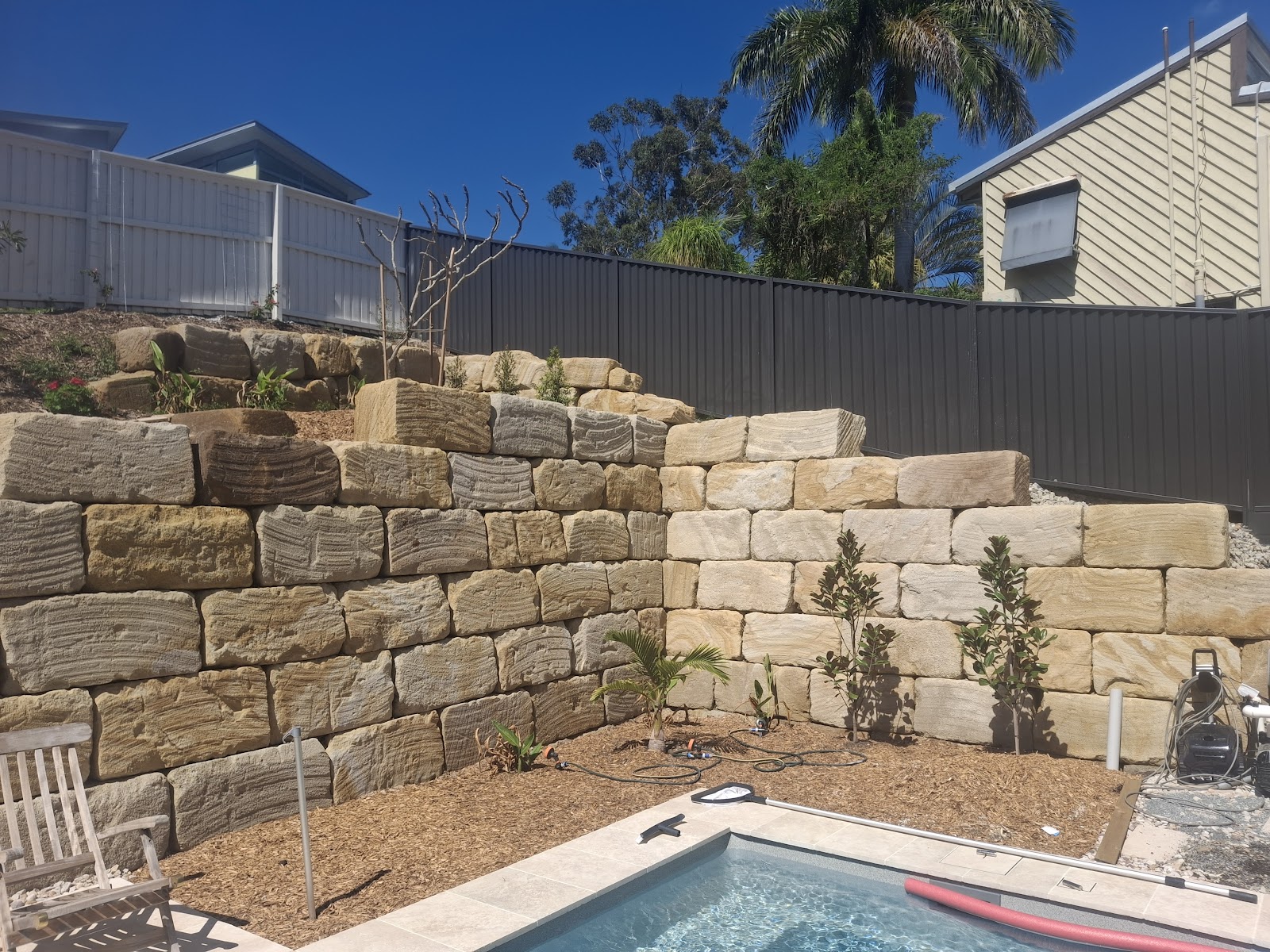 Sandstone walls