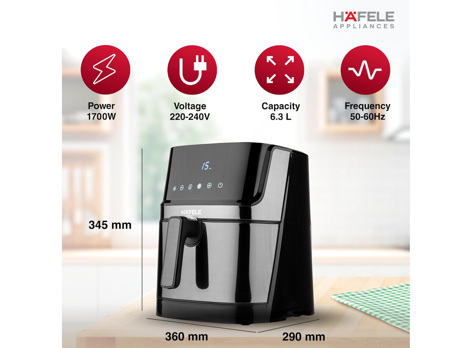 Hafele Noil Digital Air Fryer