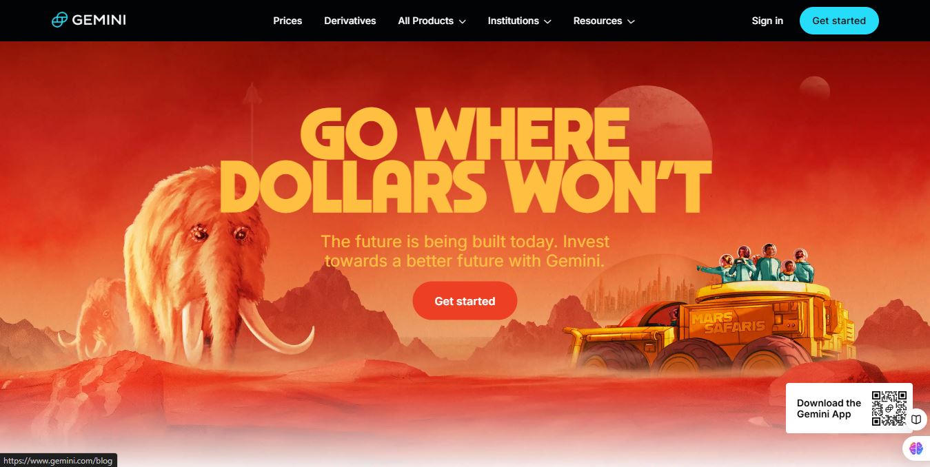 Gemini homepage