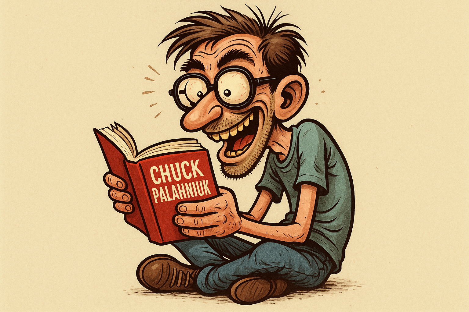 a cult of chuck member reading his latest novel