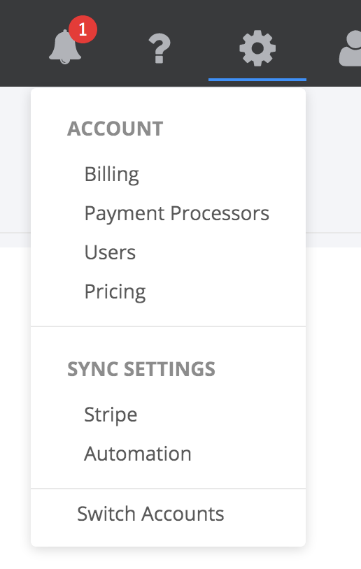 paytraqer user settings