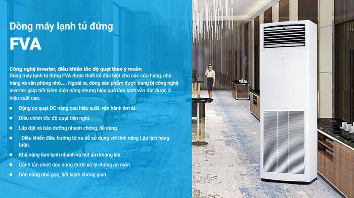 Máy lạnh tủ đứng Daikin FVA