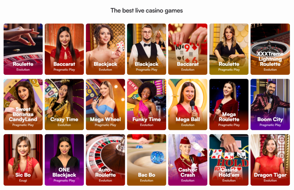 live casino not on gamstop