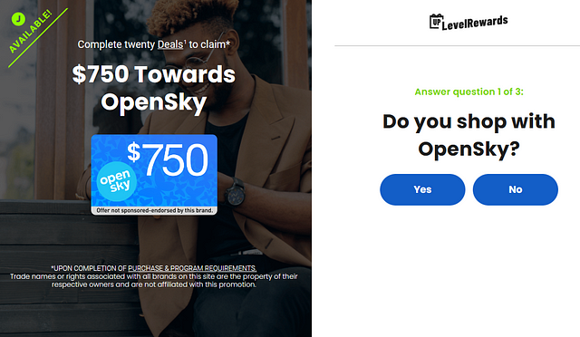 Get $750 to OpenSky