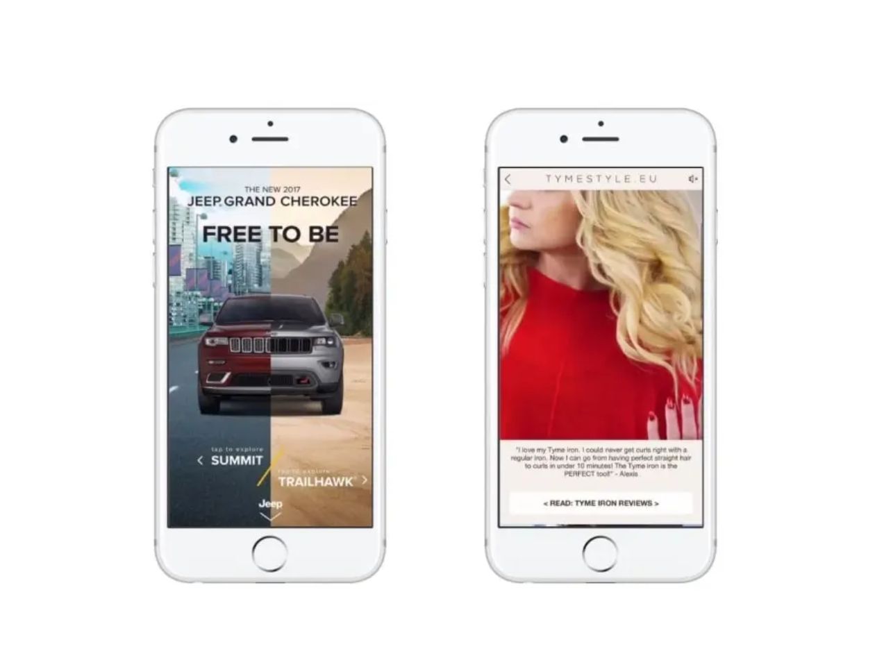 Facebook ad Instant Experiences