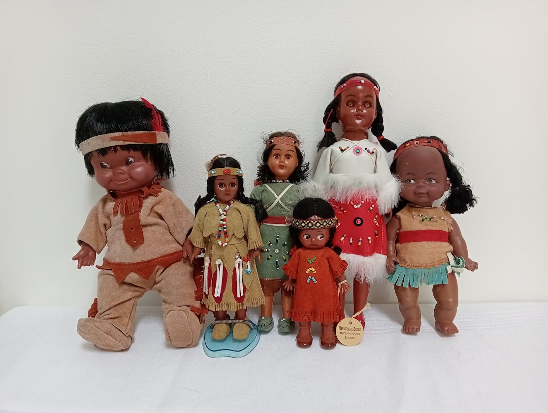 The large and varied collection of Native American dolls