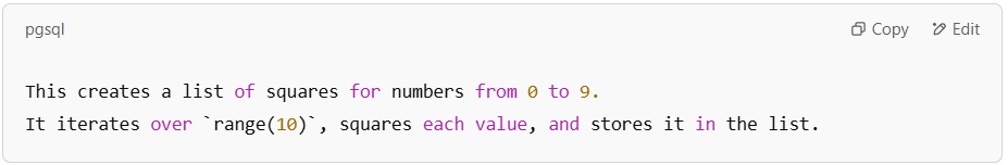 Explanation of Python list comprehension.