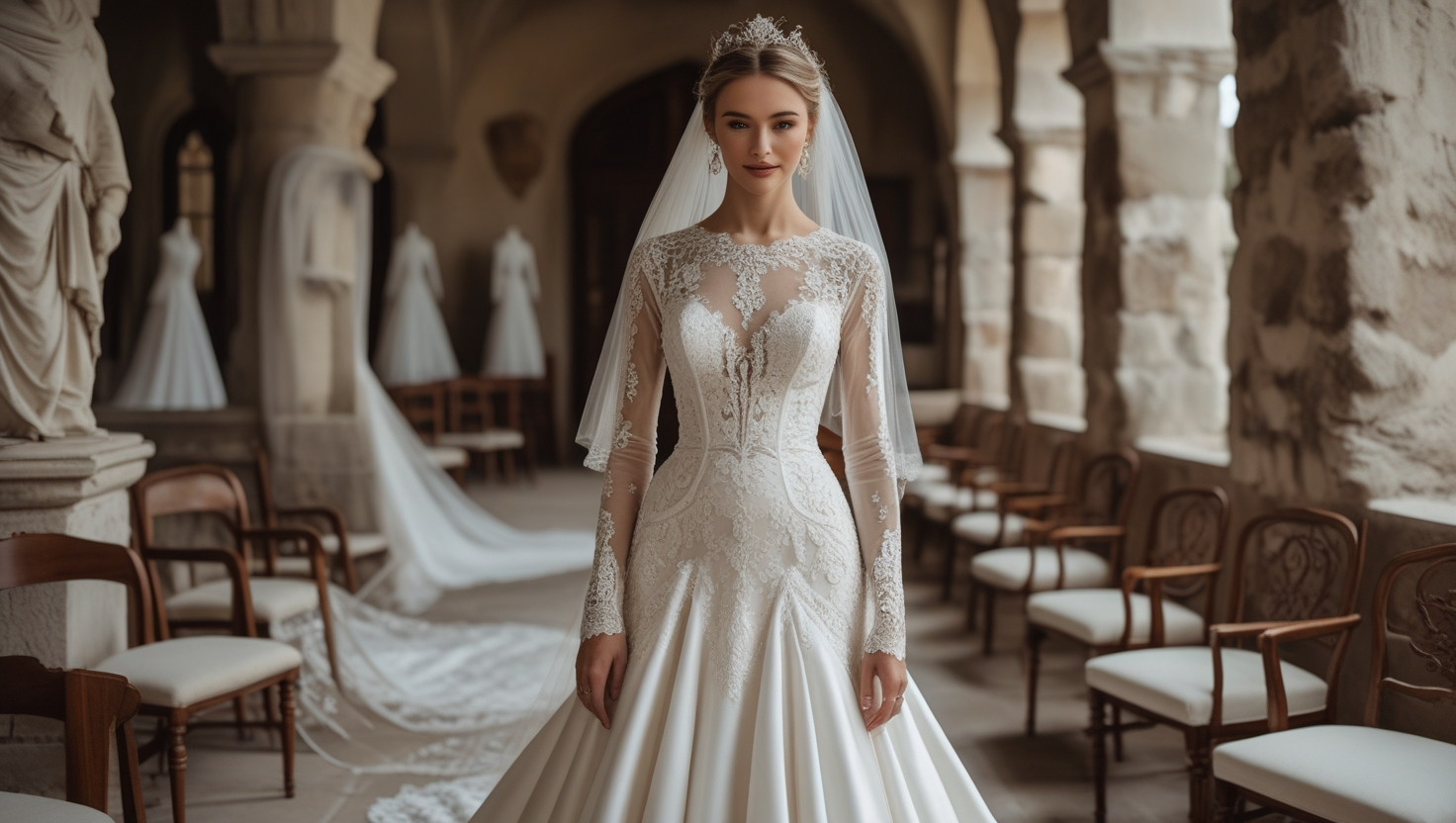 Long Sleeve Wedding Dresse