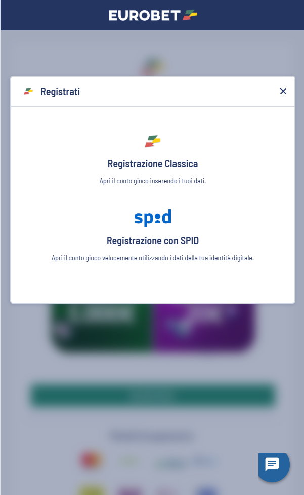 Eurobet registrati