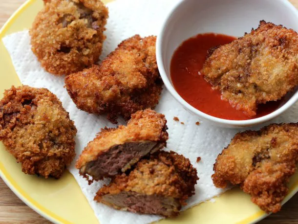 Crispy Deep-Fried Chicken Liver