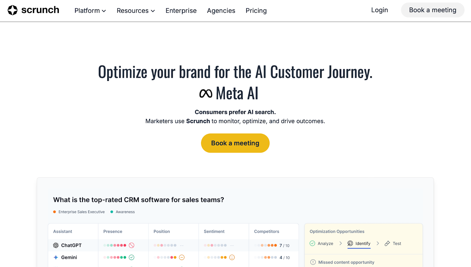 Scrunch AI - Top Generative Engine Optimization Tools