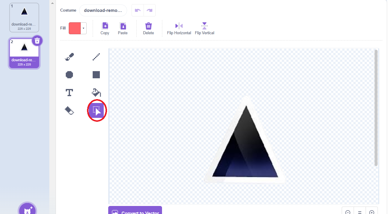 Designing Geometry Dash Triangle Obstacle