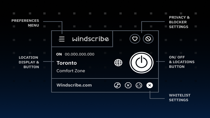 Windscribe VPN Chrome extension