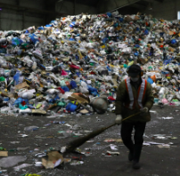 This contain an image of the South Korea's waste management 