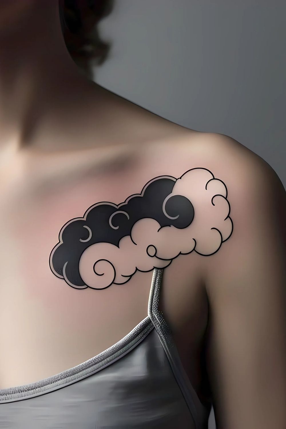 Yin and Yang Clouds Shoulder
