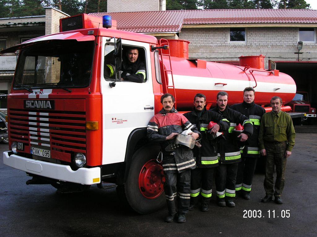 SCANIA ugniagesių automobilis