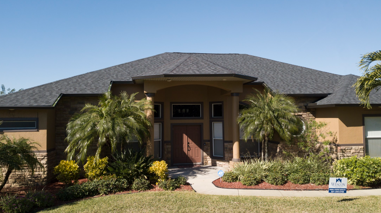 Front View of House by Wescon