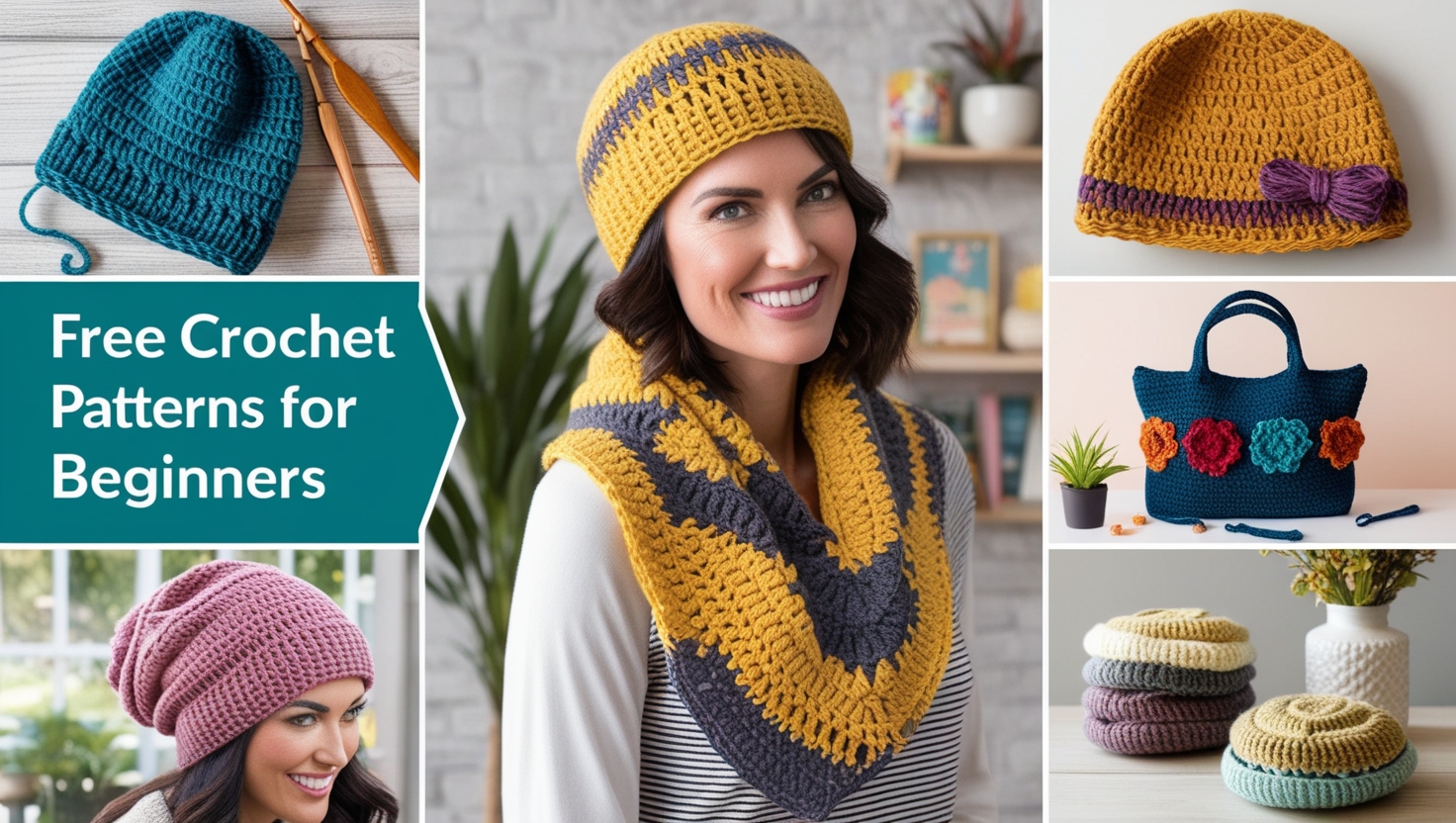 ﻿Free Crochet Patterns for Beginners