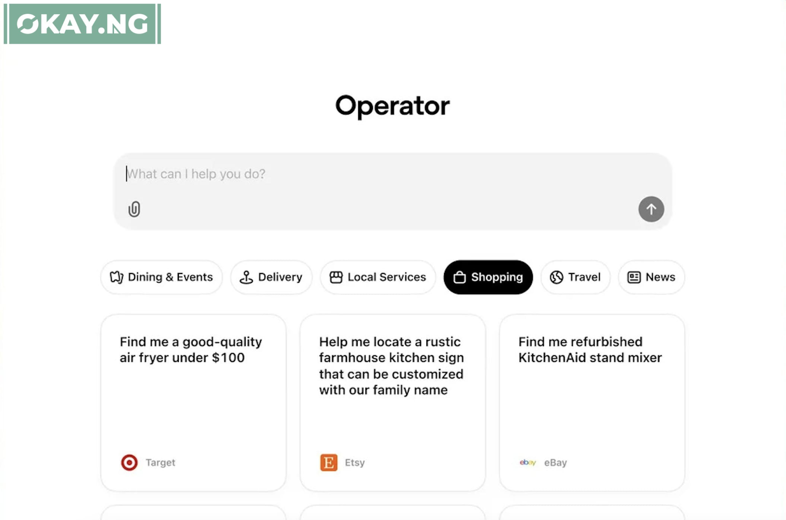 Chatgpt new operator features