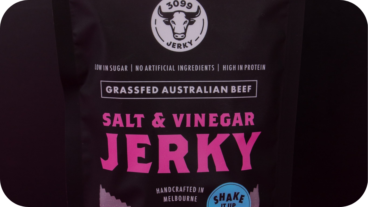 Tangy, savory jerky with a bold salt and vinegar flavor profile.