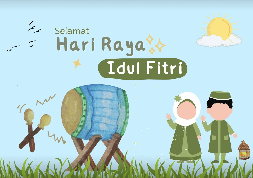 7. Idul Fitri Greeting Card Design Example 7