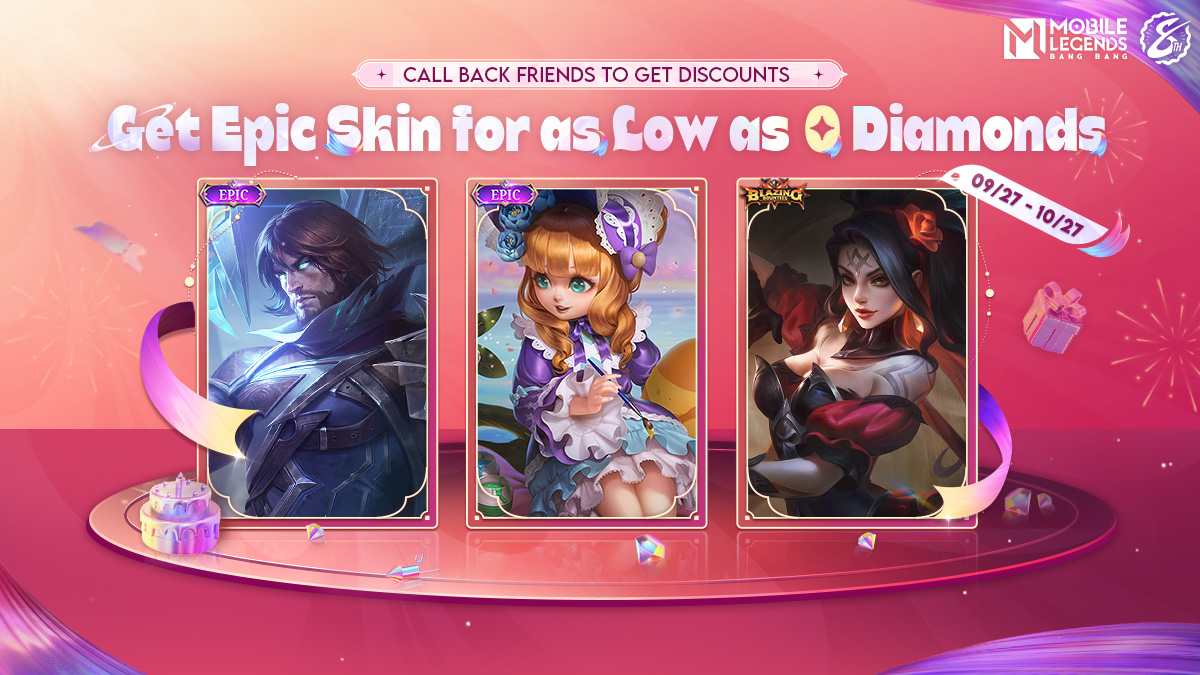 MLBB 8th Anniversary skins