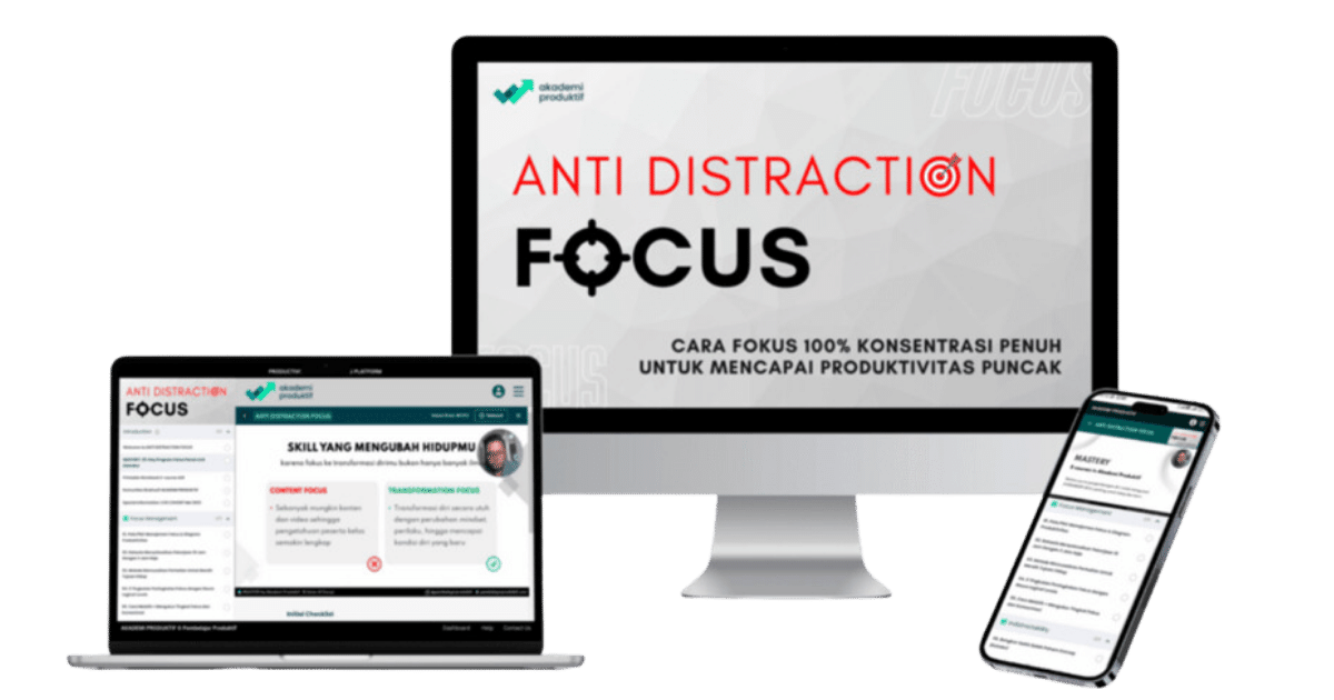 Mastery 30-Day Program “Anti Distraction Focus”