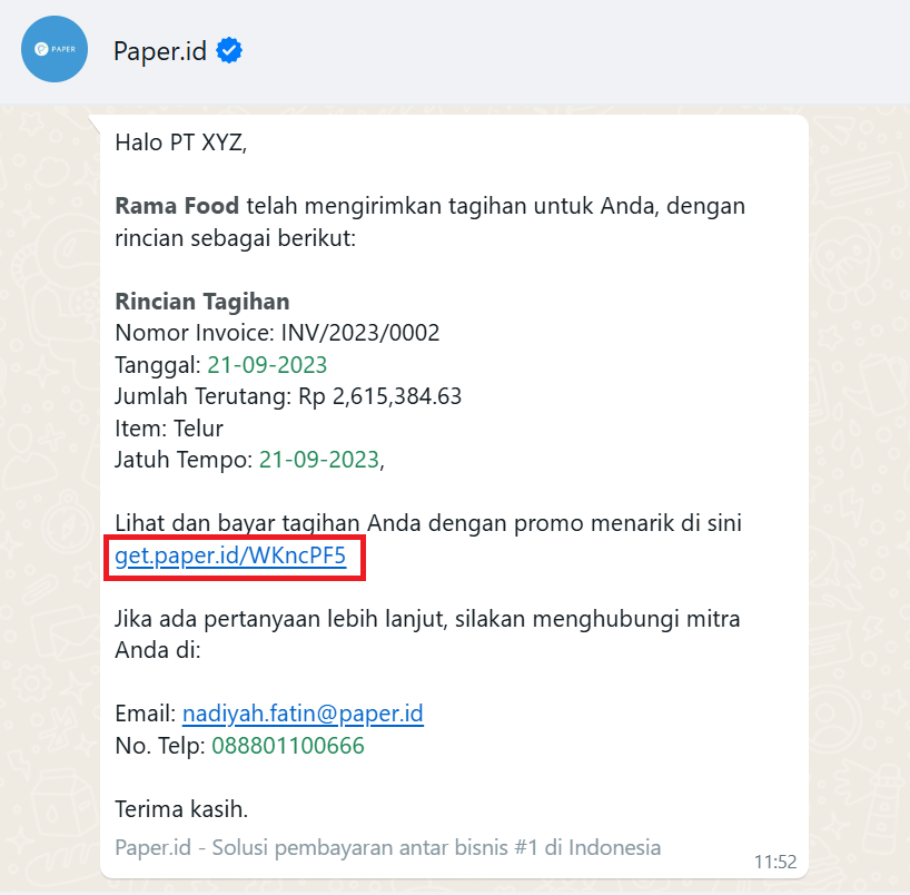 payment link