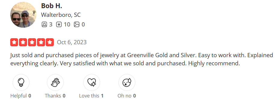 review 3 of Greenville Gold & Silver