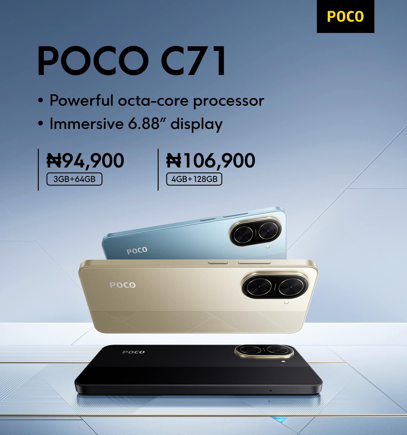 POCO C71 PRICE KV