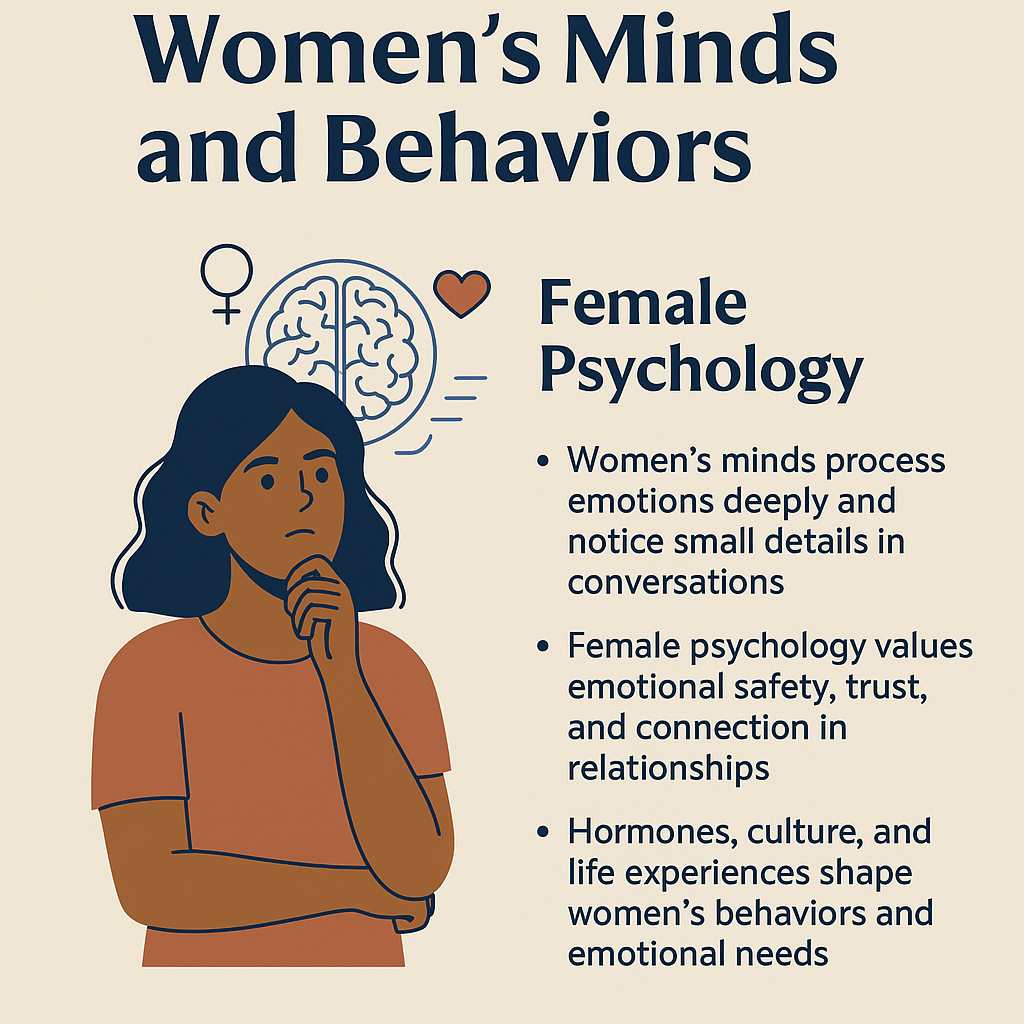 image thats showing Understanding Women’s Minds and Behaviors