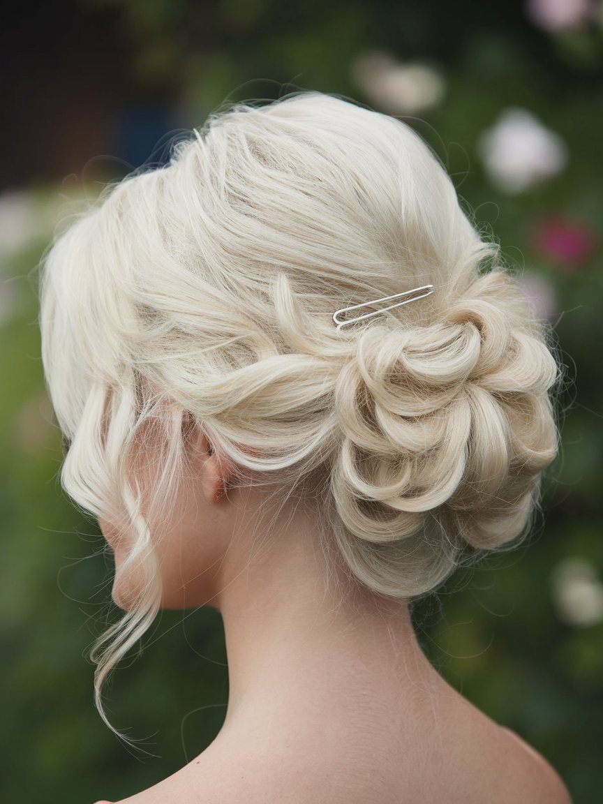 13. Platinum Updo