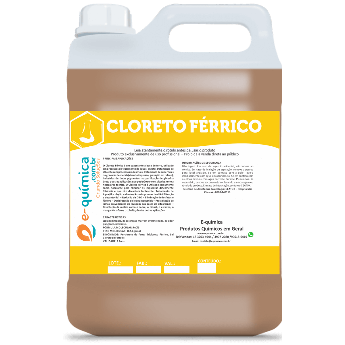 cloreto ferrico 5 litros