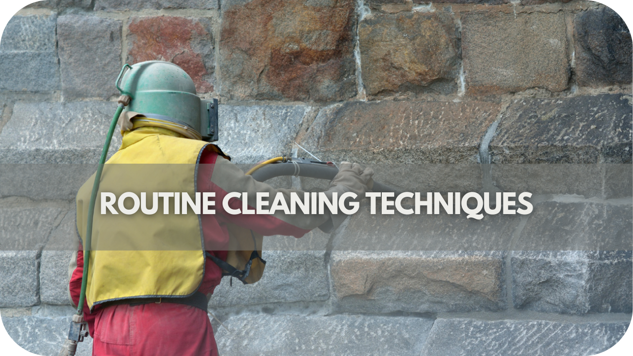 Best Cleaning and Maintenance Techniques for Stirling Sandstone: Routine Cleaning Technique