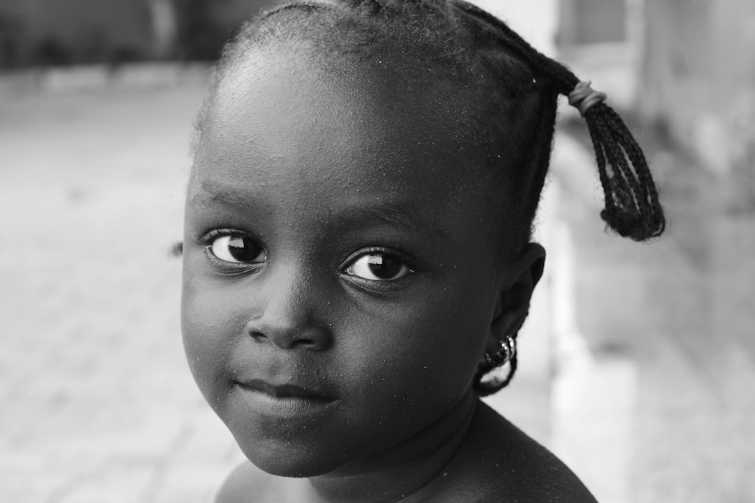 Child practicing deep breathing exercises