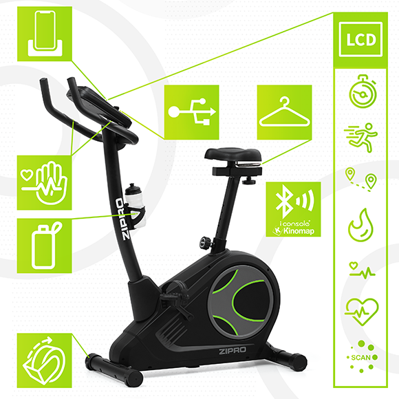 Rower elektryczno-magnetyczny Flame Zipro