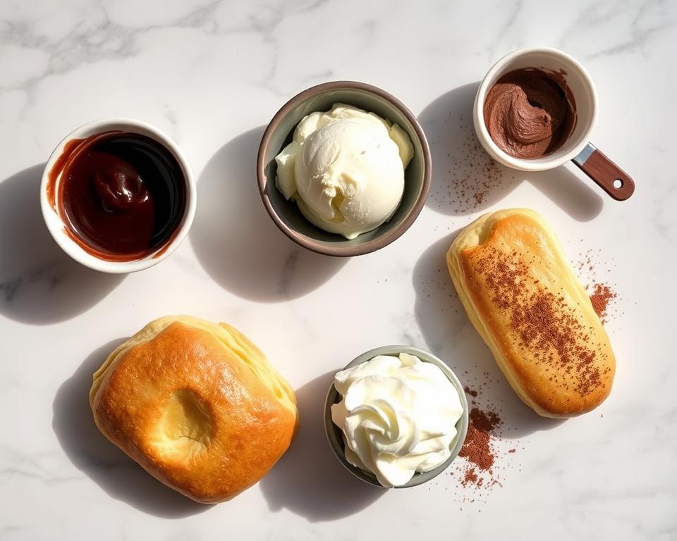 chocolate eclair ice cream ingredients