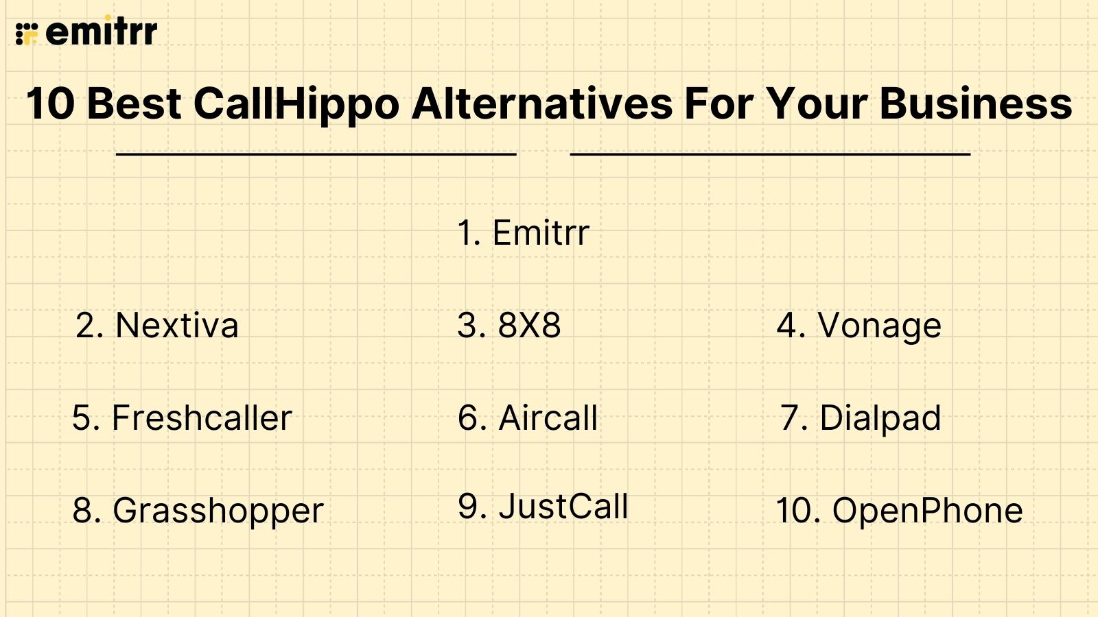 CallHippo Alternatives