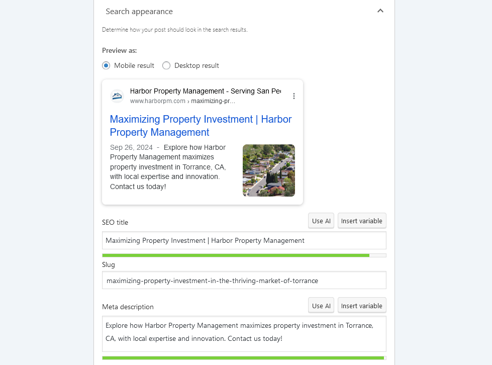 local seo for property managers