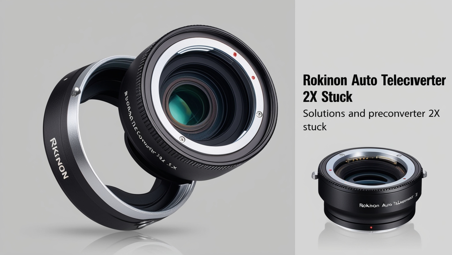 Rokinon Auto Teleconverter 2x Stuck