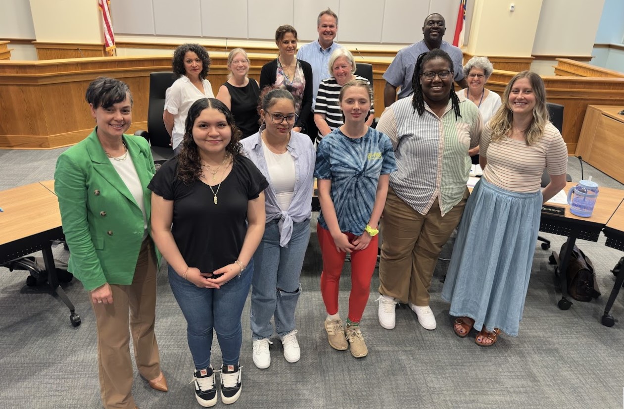 OCS Youth Poets Laureate with Orange County Board of Education and Superintendent Dr. Danielle Jones