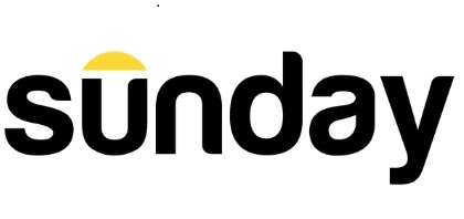 A black and yellow logo  Description automatically generated