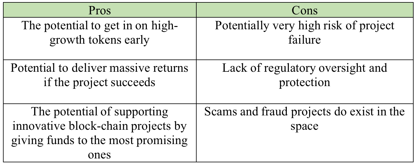 pros and cons