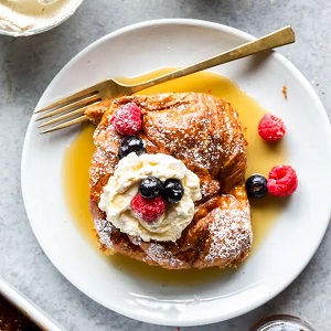 Overnight Croissant French Toast Bake