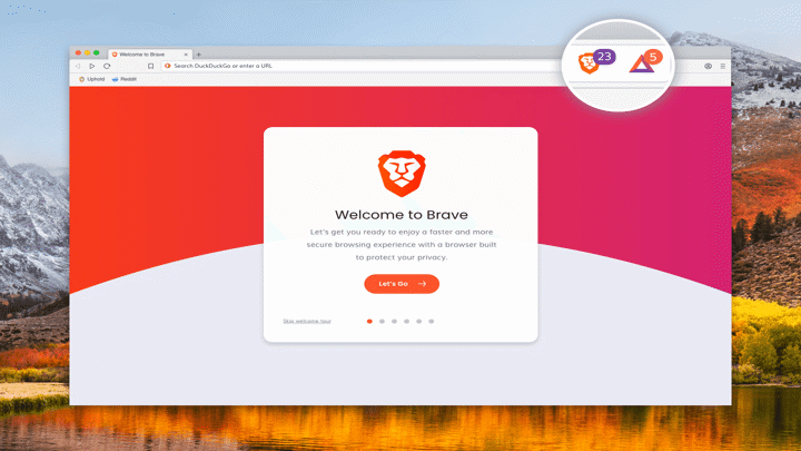 access Brave Browser on Redfinger