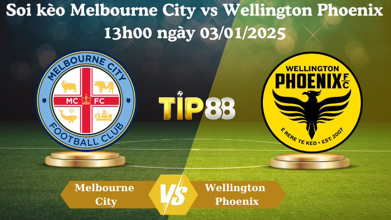 Soi kèo Melbourne City vs Wellington Phoenix 13h00 ngày 03/01/2025