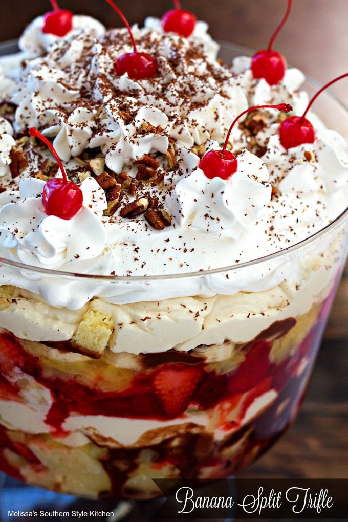 Banana Split Trifle