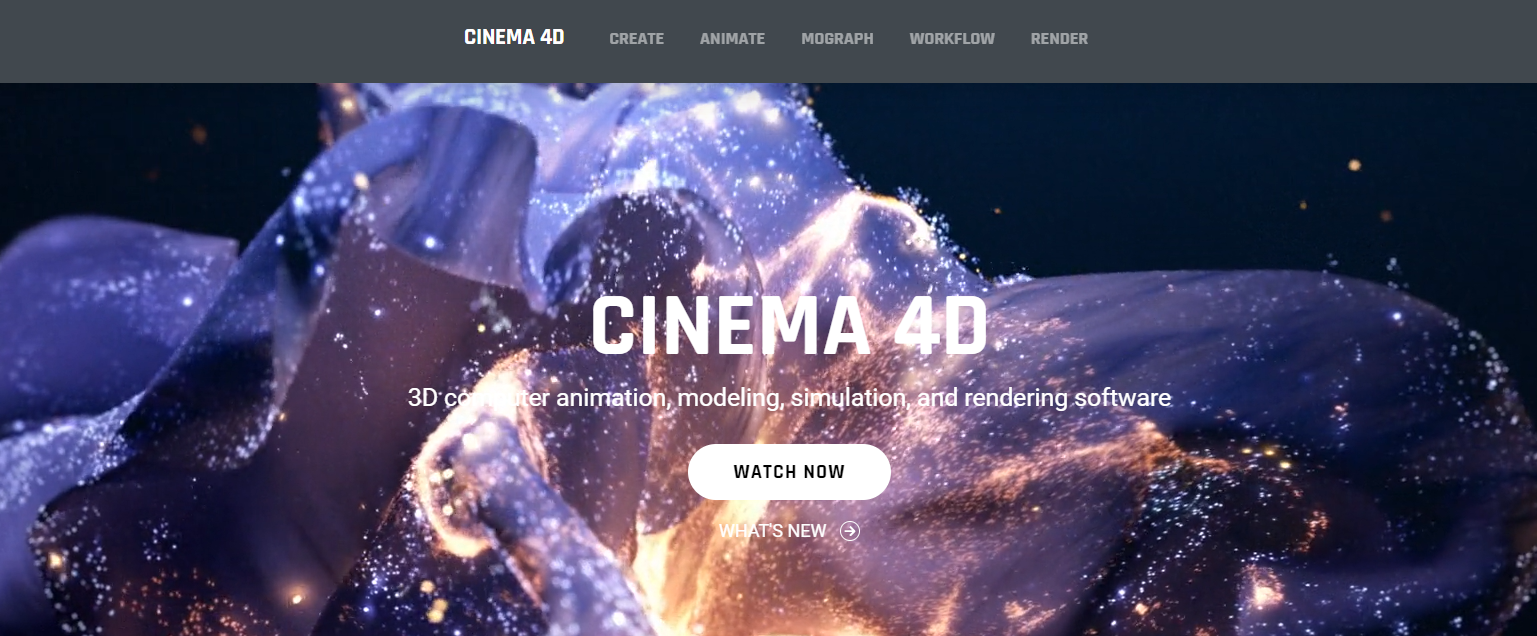 cinema 4d 3d animation software